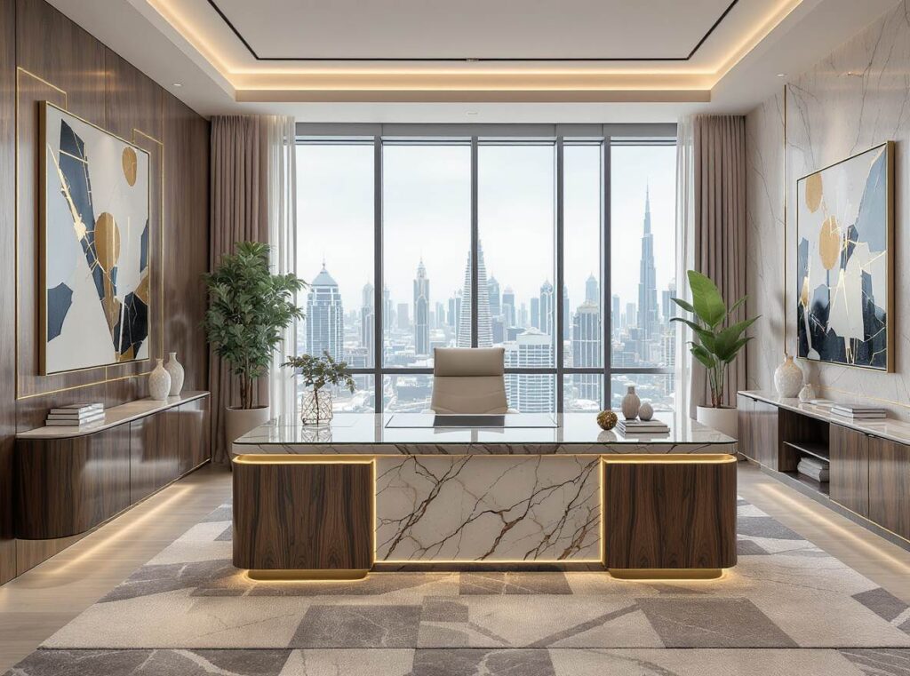 Designing the Perfect Home Office in Dubai: Productivity Meets Luxury